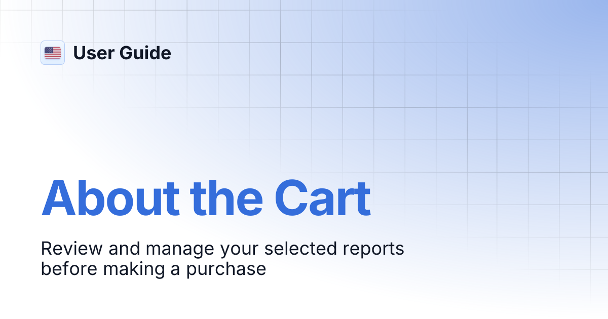 About the Cart | User Guide